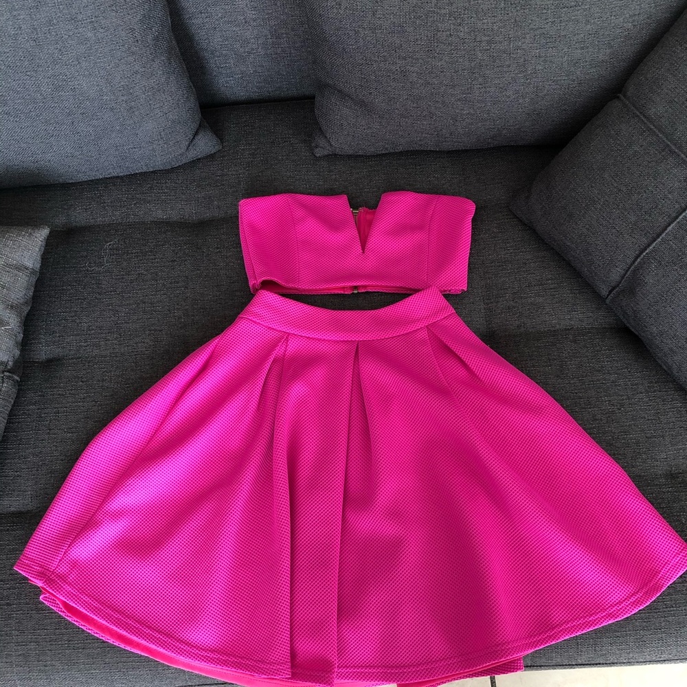 Two piece set in pink